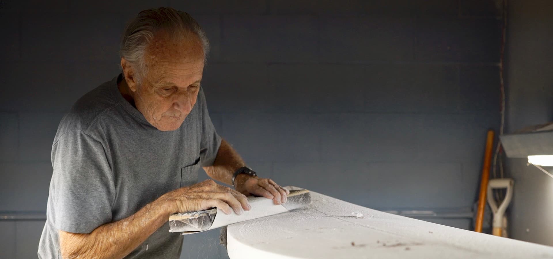 Shaping surfboards on the south Oregon coast