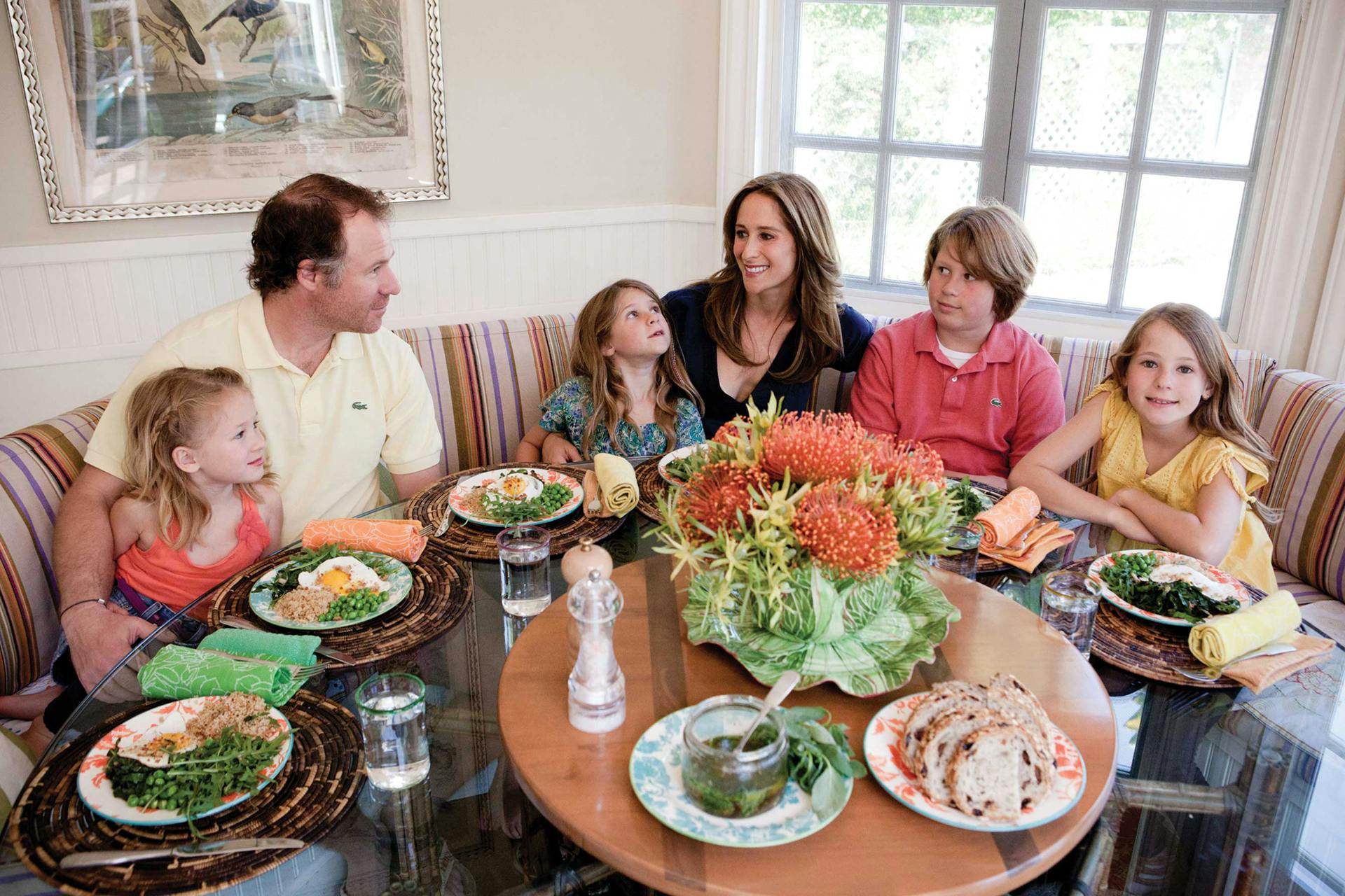 <p>The Kohl family enjoys time spent around the kitchen table. </p>
