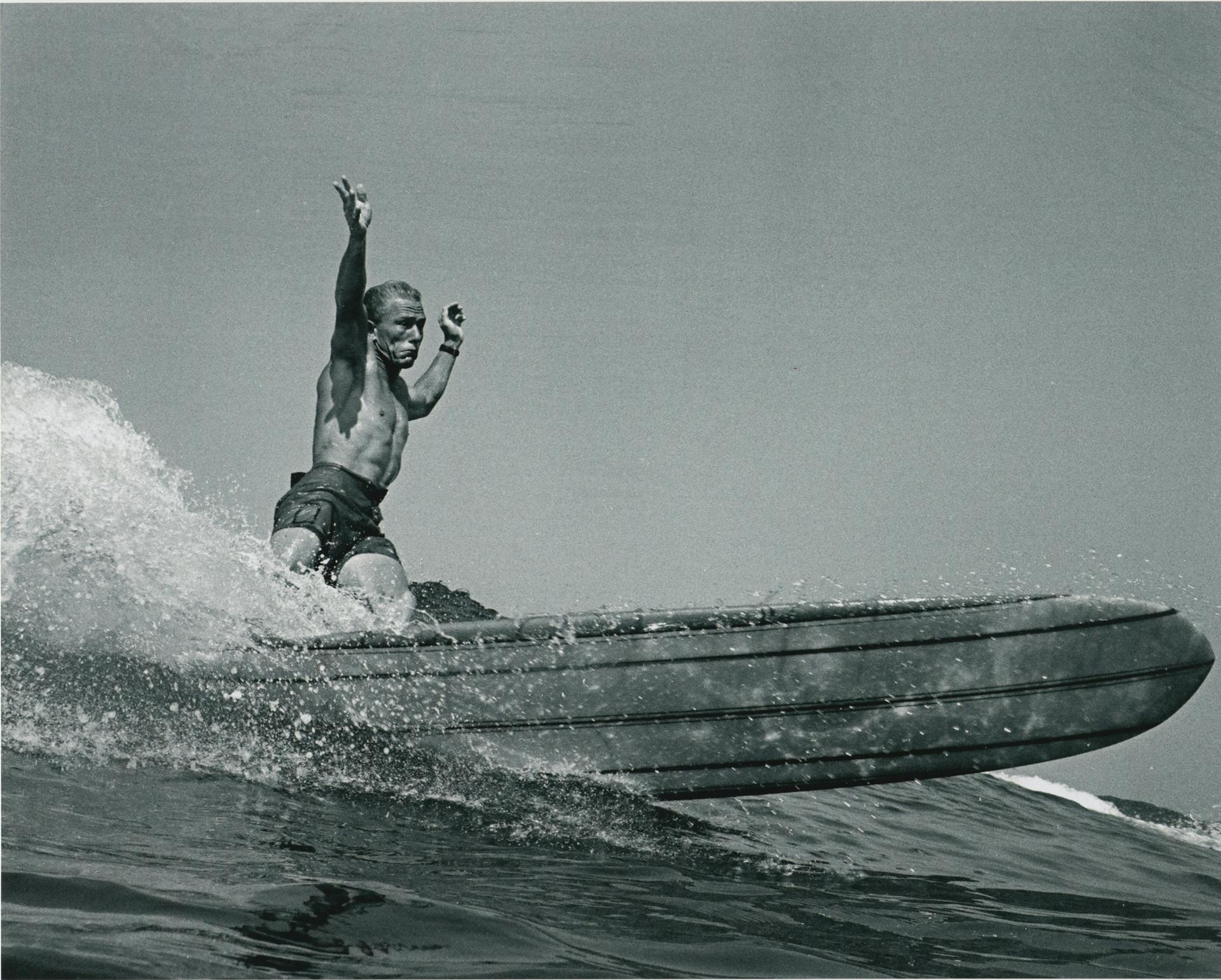 <p>Dewey was one of the first to add an element of flair and creativity to riding a surfboard.</p>
